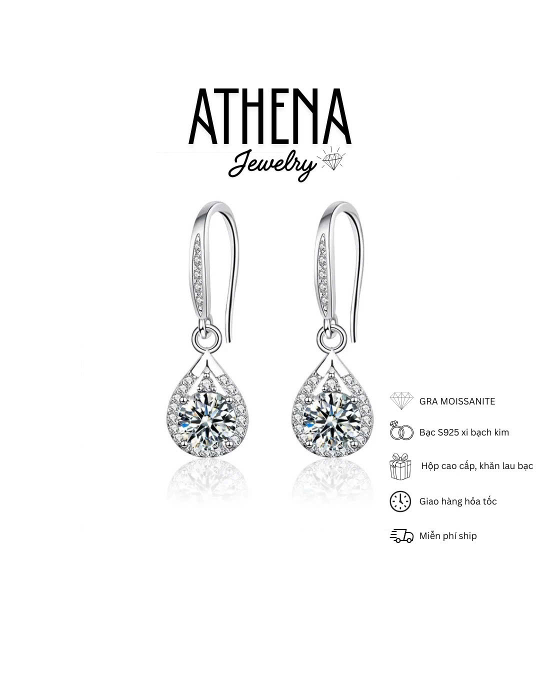 Set giọt nước trắng