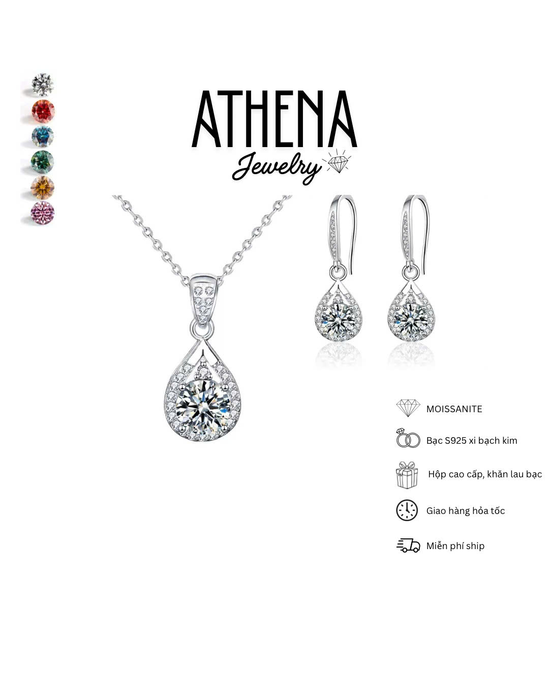 Set giọt nước trắng, hình 5